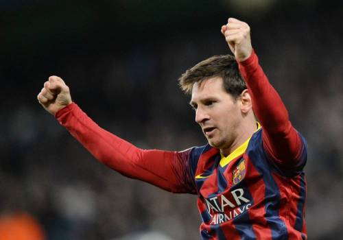 Lionel Messi est content