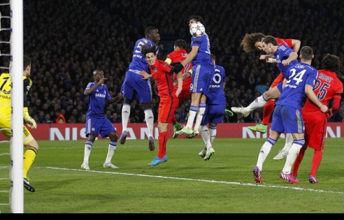 L'égalisation salvatrice de David Luiz face à Ivanovic